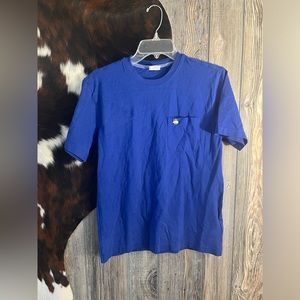 Brooks Brothers size small royal blue with gold emblem & chest pocket tee